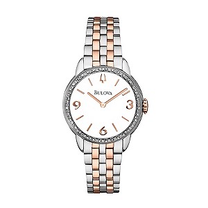 Bulova Diamond Gallery 72 Ladies' Two Colour Bracelet Watch