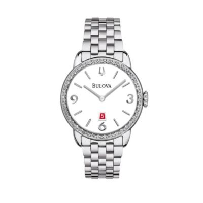 Bulova Diamond Gallery 78 Ladies' Stainless Steel Watch