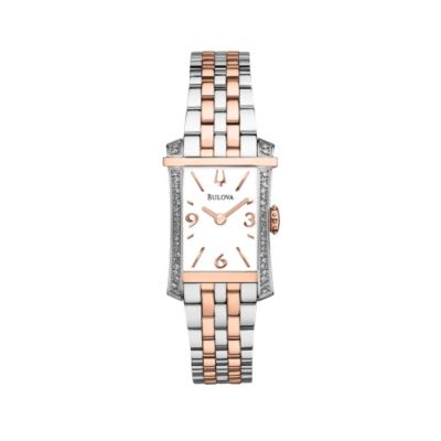 Bulova Diamond Gallery 48 Ladies' Two Colour Bracelet Watch