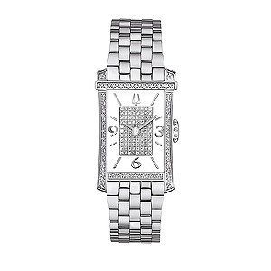 Bulova Diamond Gallery 166 Ladies' Stainless Steel Watch