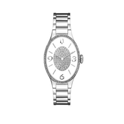 Bulova Diamond Gallery 164 Ladies' Stainless Steel Watch
