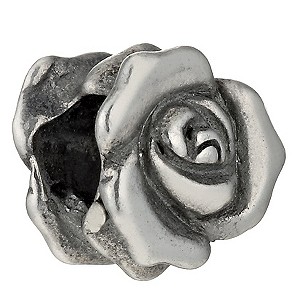 Charmed Memories Sterling Silver Rose Bead