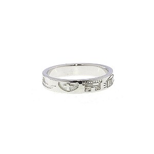 Cailin Sterling Silver History Ring Size L