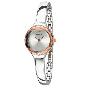 Accurist Ladies' Stainless Steel Semi Bangle Watch