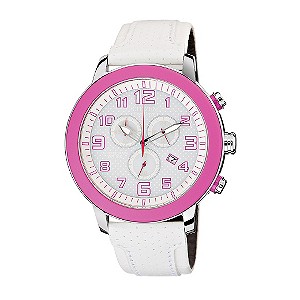 DRIVE From Citizen Eco-Drive Ladies' White Strap Watch
