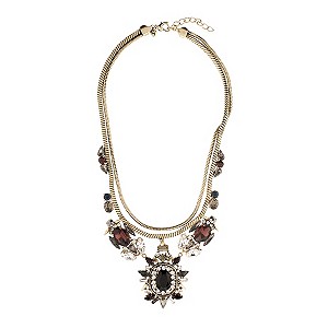 Martine Wester Cosmic Statement Medallion Collar Necklace