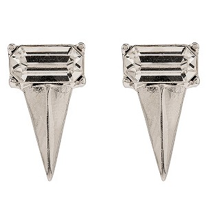 Martine Wester Moonlight Geometric Crystal Stud Earrings