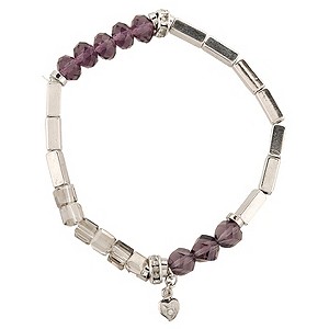 Martine Wester Kaleidoscope Purple Stretch Bracelet