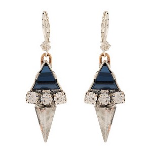 Martine Wester Moonlight Geometric Crystal Drop Earrings