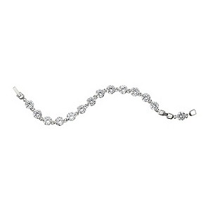 Mikey Rhodium-Plated Full Crystal Bracelet