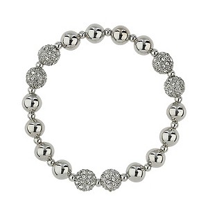 Mikey Rhodium-Plated Crystal Bracelet