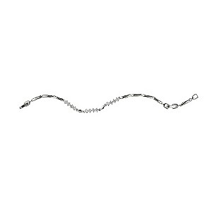 Mikey Crystal Oval Link Tennis Bracelet
