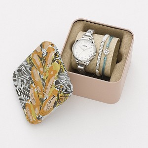 Fossil Ladies' Party In A Tin Watch & Bracelet Set