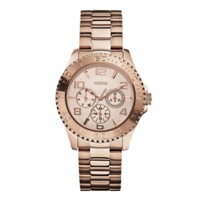 Guess Ladies' Rose Gold Tone Bracelet Watch