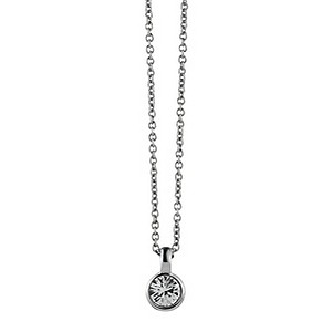 Dyrberg Kern Crystal Solitaire Pendant