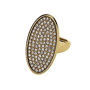 Dyrberg Kern Oval Crystal Ring S-M