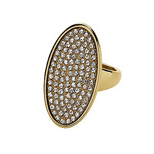 Dyrberg Kern Oval Crystal Ring M-L