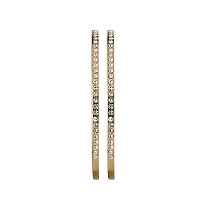 Dyrberg Kern Gold-Plated Hoop Earrings