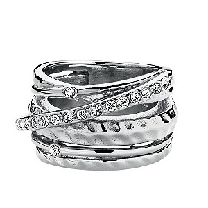 Dyrberg Kern Multi Band Crystal Ring S-M