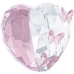 Swarovski Crystal Light Amethyst Small Love Heart