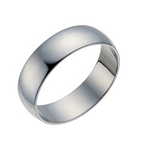 Palladium 500 7mm Extra Heavy D Shape Ring