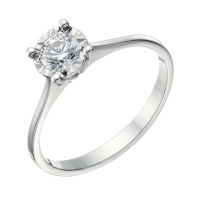 3 carat white gold engagement rings