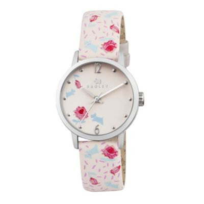 Radley Ladies' Ditsy Flower Print Cream Leather Strap Watch H. Samuel the Jeweller