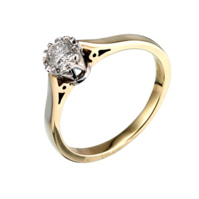 1/4 Carat Diamond Solitaire Ring