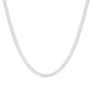 Sterling Silver 18` Curb Chain