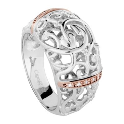 Clogau white gold wedding rings