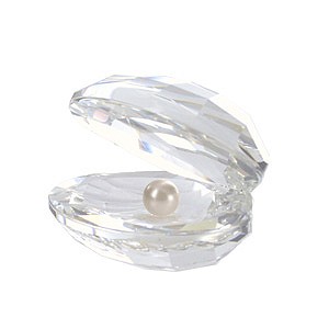 Swarovski Crystal - Shell With Pearl