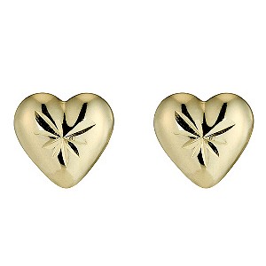 9ct Yellow Gold Stud Earrings