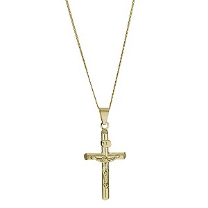 9ct Gold Polished Crucifix Pendant9ct Gold Polished Crucifix Pendant