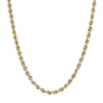 H Samuel 9ct Gold Rope Necklace 20``