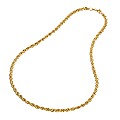 9ct Gold Rope Necklace 18''