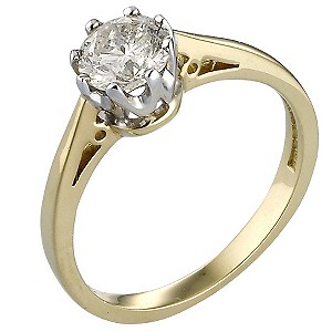 18ct Gold 1 Carat Diamond Solitaire Ring18ct Gold 1 Carat Diamond Solitaire Ring