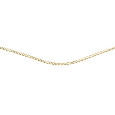 9ct gold 18"" curb chain - Product number 2532425