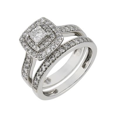 Platinum bridal sets wedding rings