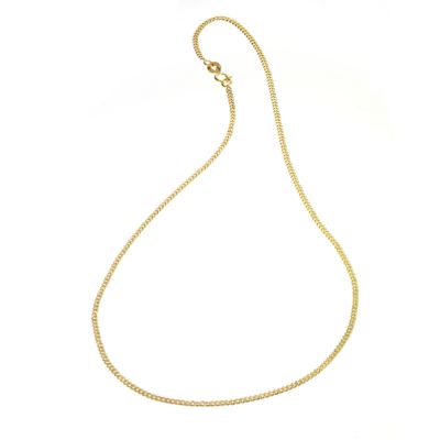 9ct Yellow Gold 16" Curb Necklace - Product number 2838036