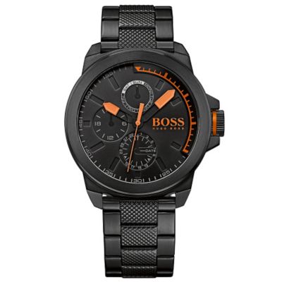 Hugo Boss Orange Men's Black Stainless Steel Bracelet Watch H.Samuel