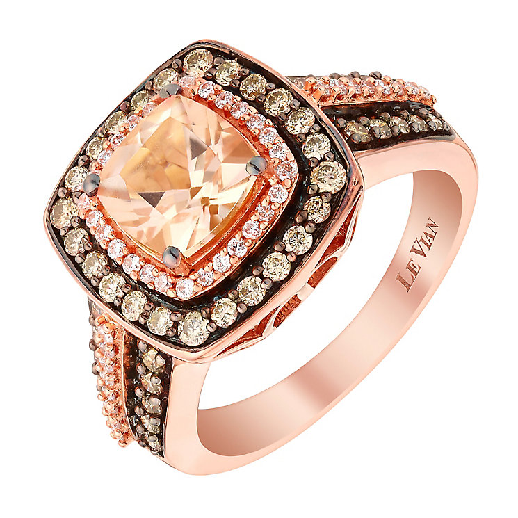 Le Vian 14ct Strawberry Gold & Diamond Ring Ernest Jones