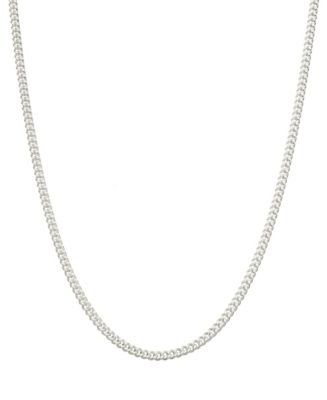 H Samuel Sterling Silver 20` Curb Chain
