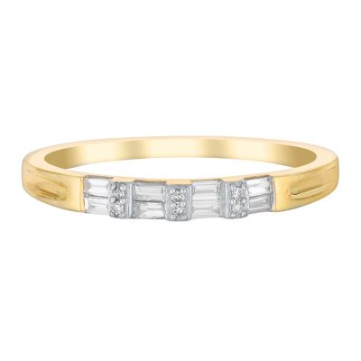 9ct Yellow Gold Baguette Cut Diamond Eternity Ring H.Samuel