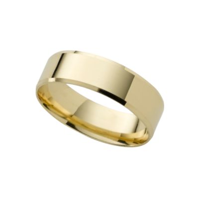 Men's 18ct gold wedding ring - Product number 3007693