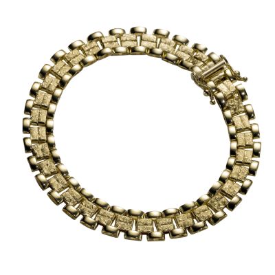 9ct gold link bracelet