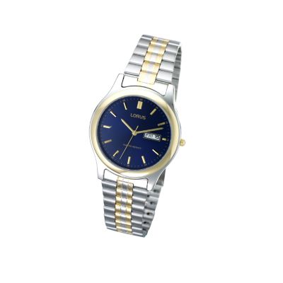 Lorus Men's Two-colour Bracelet Watch