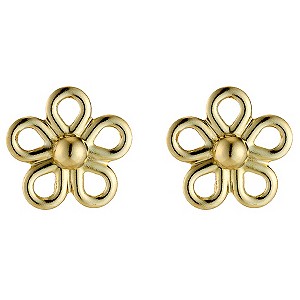 Unbranded 9ct Yellow Gold Daisy Stud Earrings