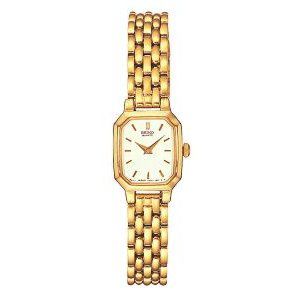 Seiko Ladiesand#39; Gold-Plated Bracelet Watch