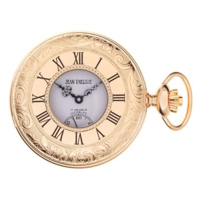 J.Pierre half hunter fob watch