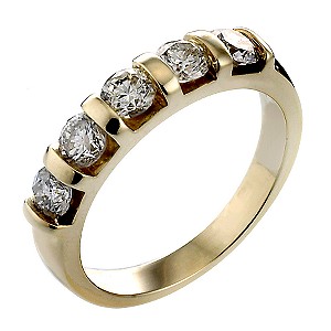 9ct Gold 1/2 Carat Diamond Ring
